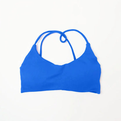 NCLAGEN Twist Back Bra High Support Sports Top Women Gym Wear Workout  Push-up Seamless Yoga Underwear Fitness Running