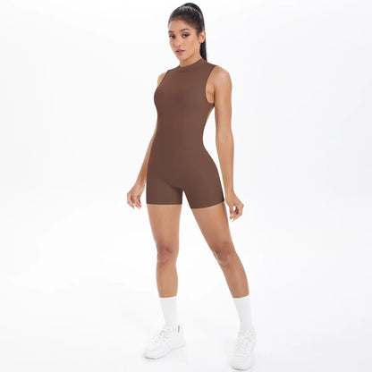 Sleeveless Backless Yoga Jumpsuit