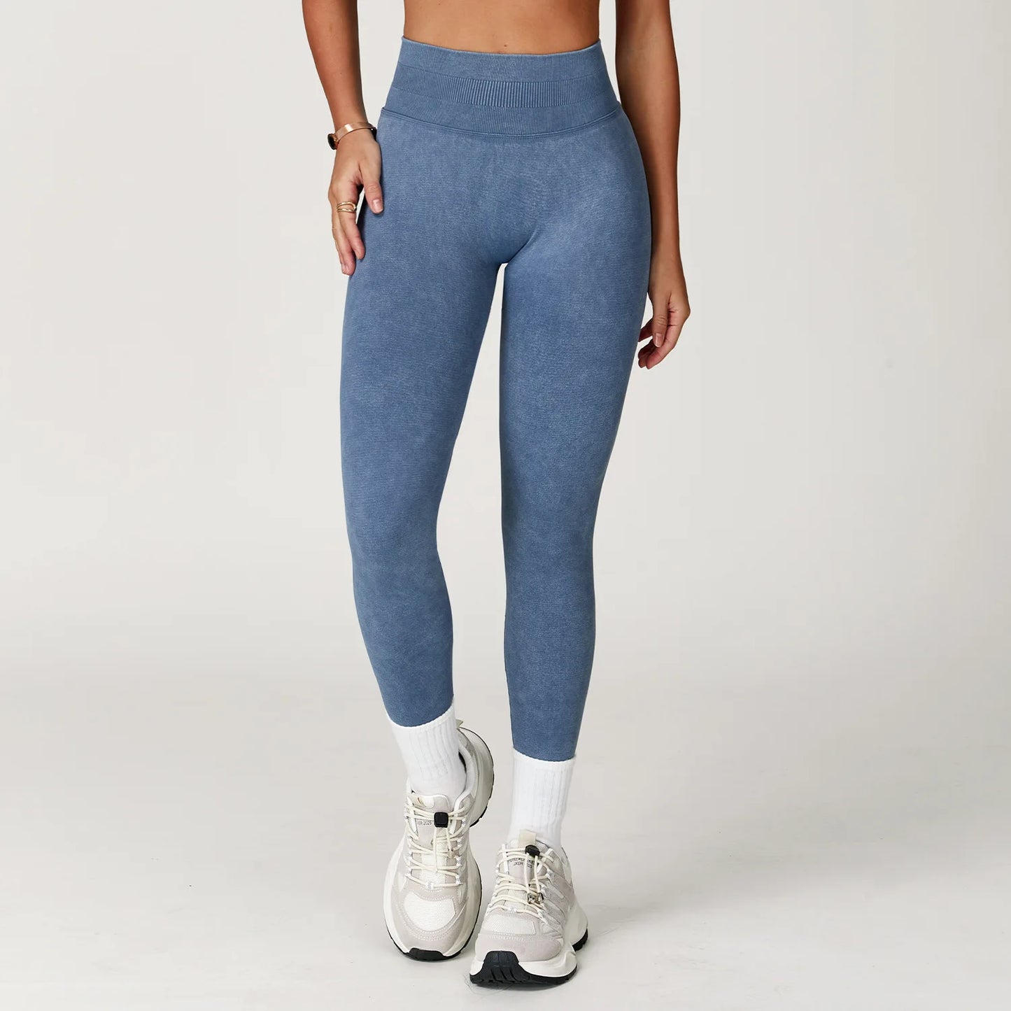 High Waisted Ribbed Yoga Pants