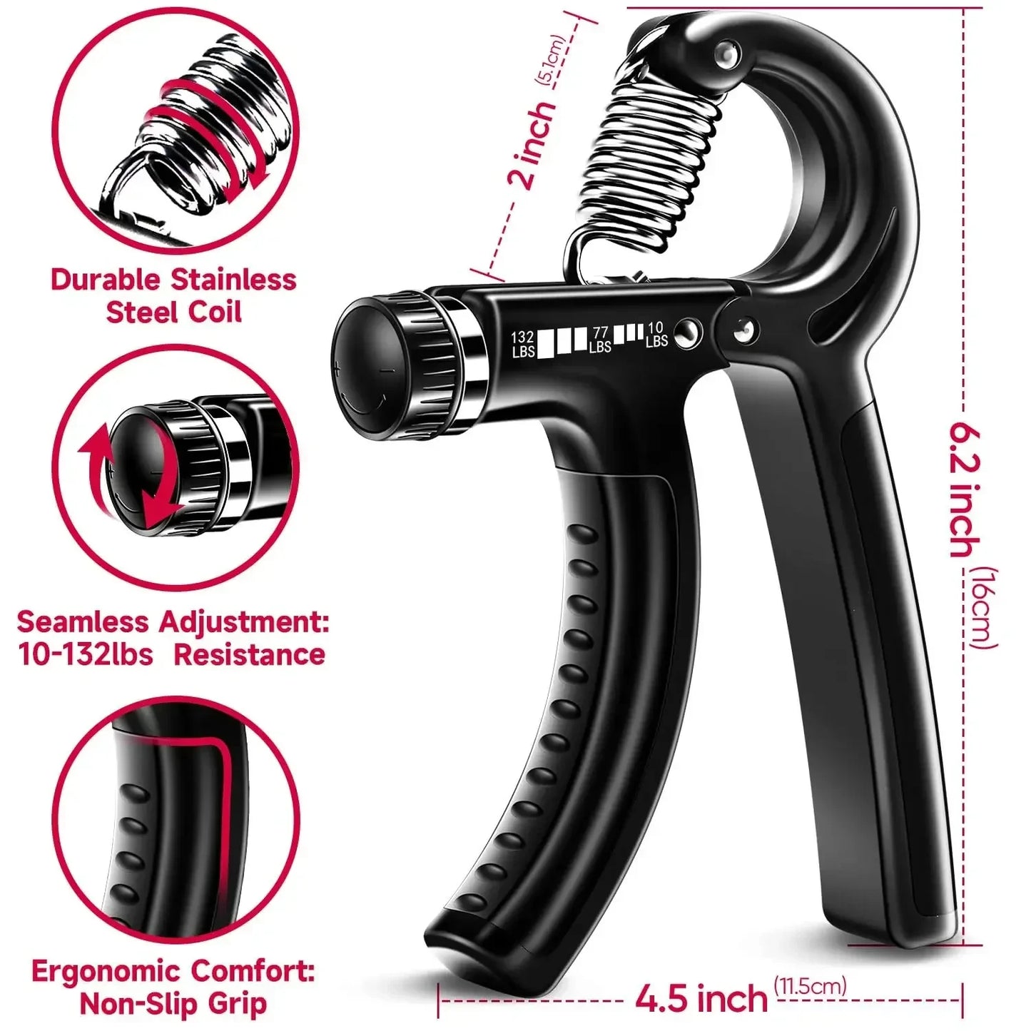 Adjustable Heavy Hand Gripper