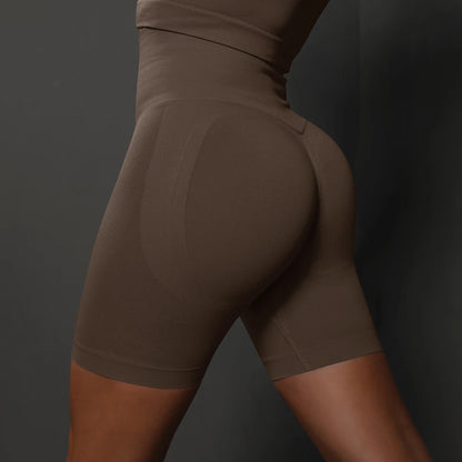 Yoga Shorts Women Sports Shorts Seamless Gym Workout Shorts High Waist Push Up Fitness Sports Shorts Cycling Shorts