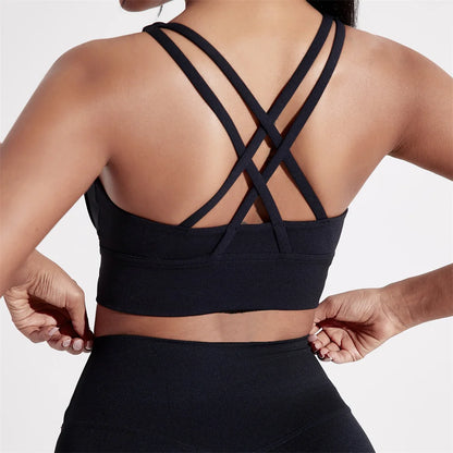 Cross Sports Bra Top