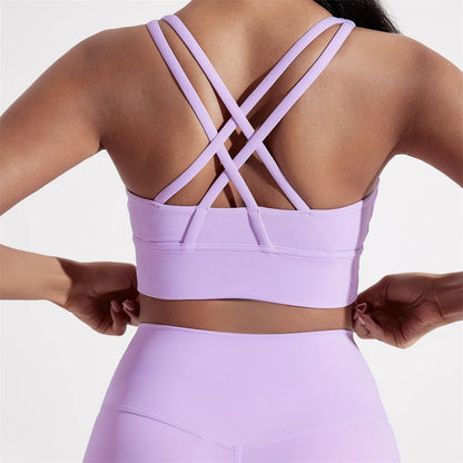 Cross Sports Bra Top