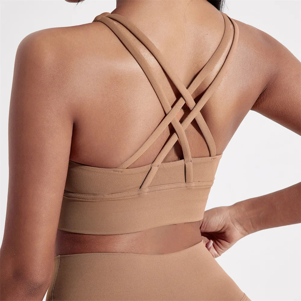Cross Sports Bra Top