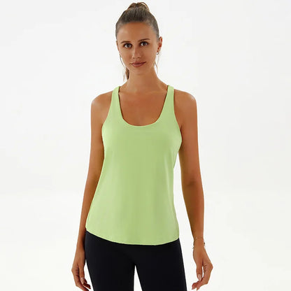 Yoga Top With Built In Bra
