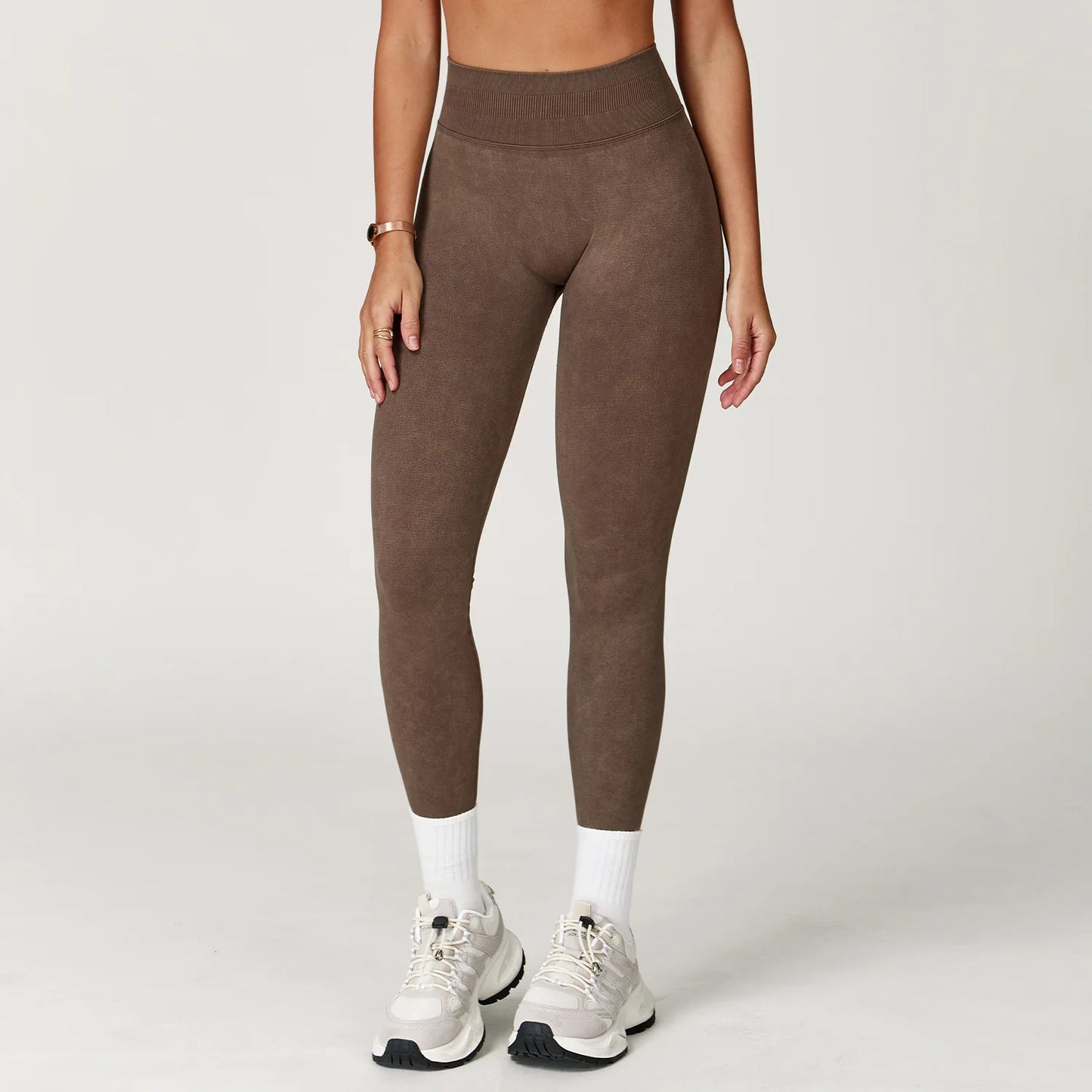 High Waisted Ribbed Yoga Pants