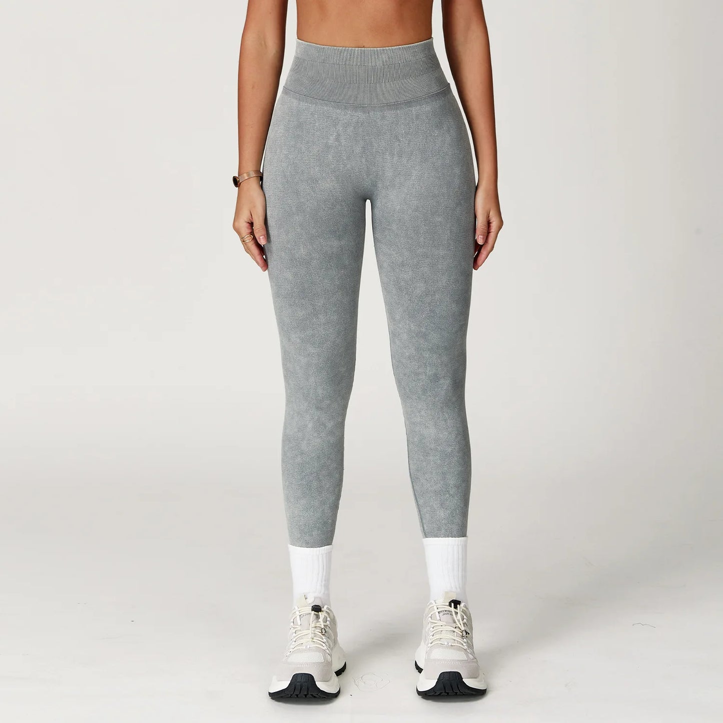 High Waisted Ribbed Yoga Pants