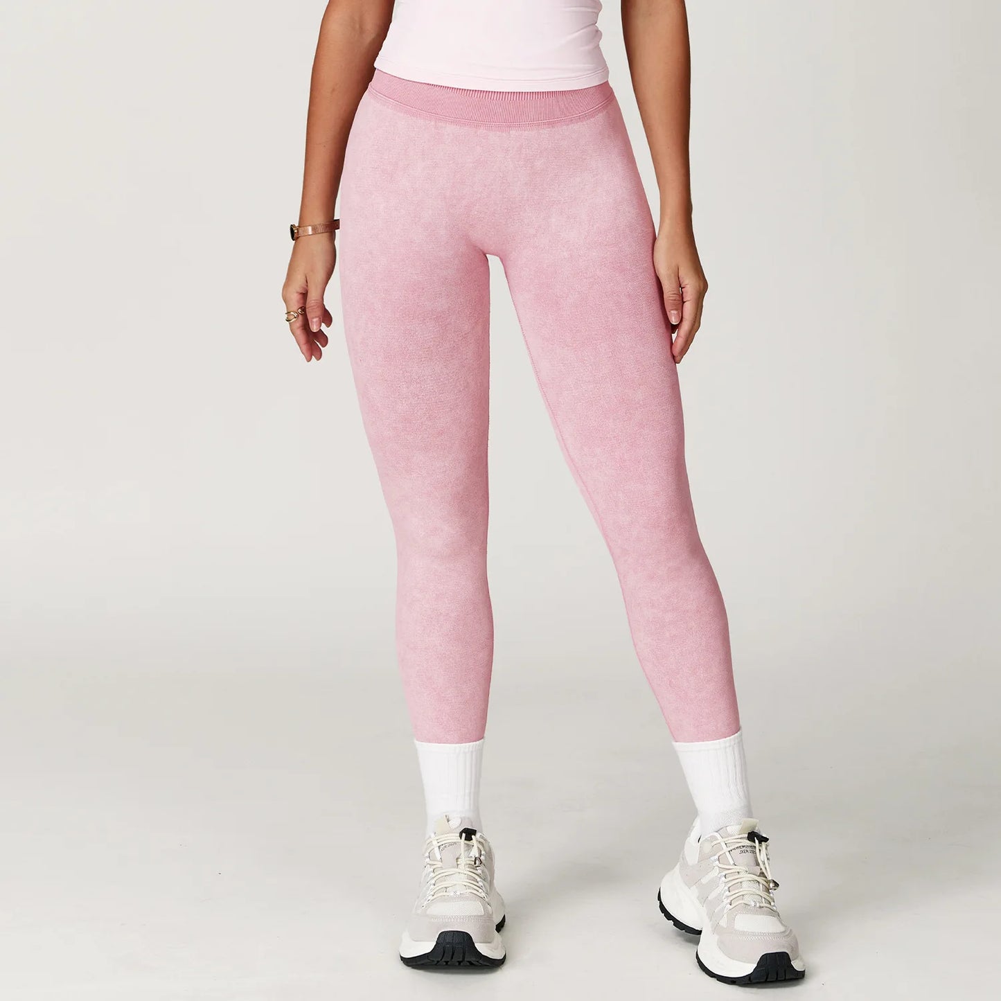 High Waisted Ribbed Yoga Pants
