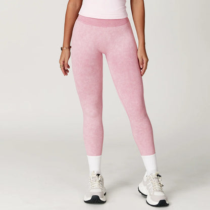 High Waisted Ribbed Yoga Pants
