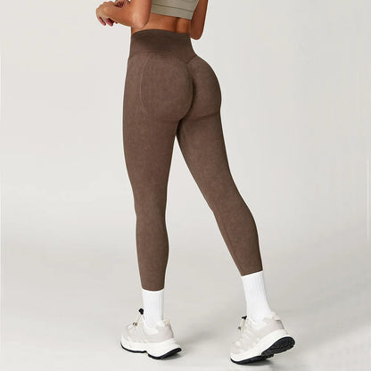 High Waisted Ribbed Yoga Pants