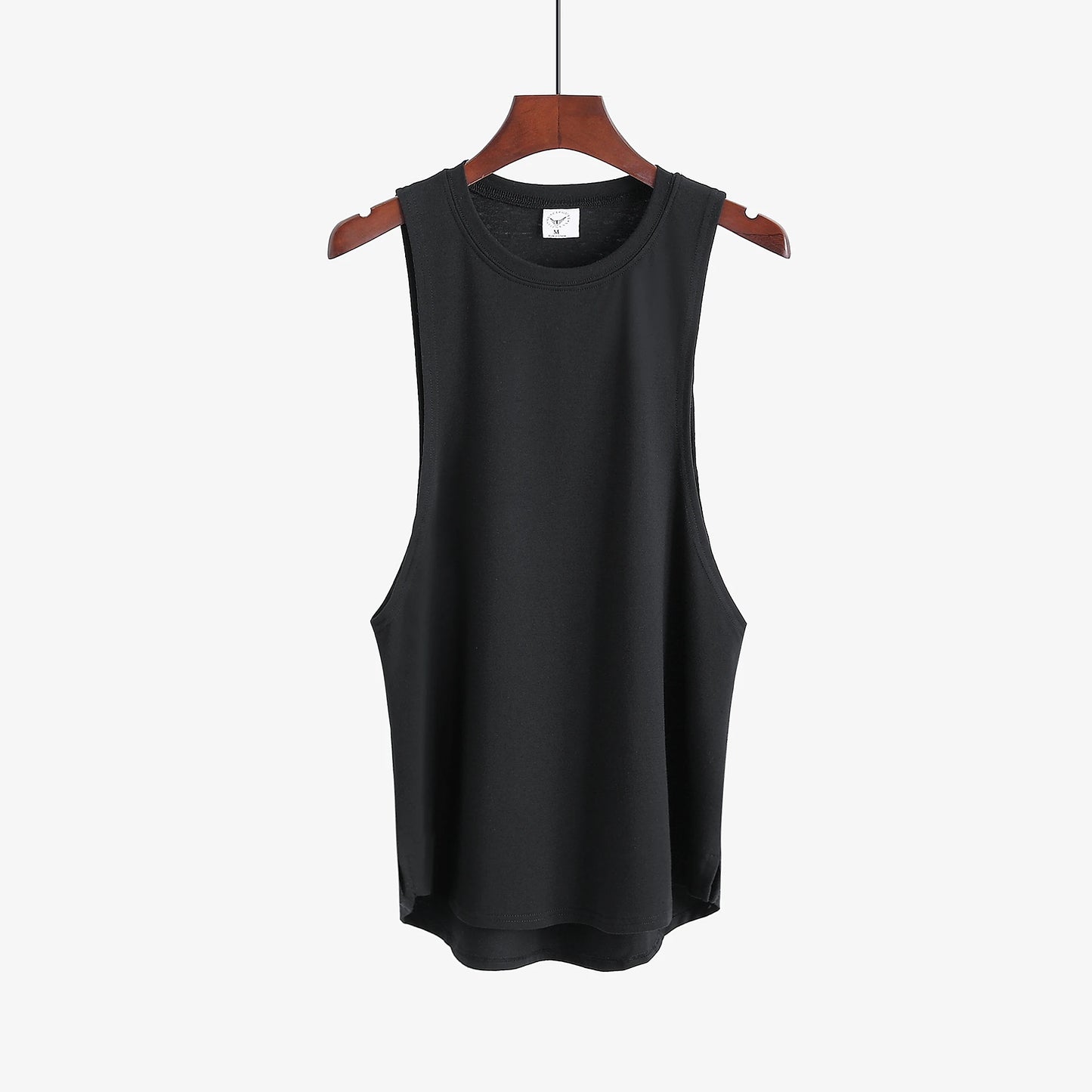 Grey Men's Sleeveless Tank Top Fitness Clothing Sportswear Gym Stringer Bodybuilding Undershirt Fashion Vest for Men