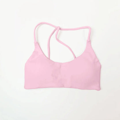 NCLAGEN Twist Back Bra High Support Sports Top Women Gym Wear Workout  Push-up Seamless Yoga Underwear Fitness Running